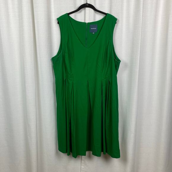 ModCloth Green Swing Midi Dress Sz.4X - Picture 1 of 11